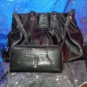 Coach Purse & Wallet Set
